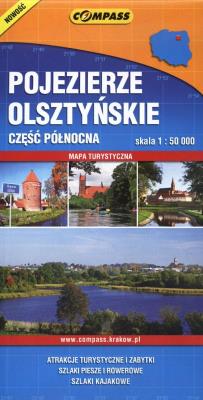 Okładka książki Pojezierze olsztyńskie część północna skala 1:50000