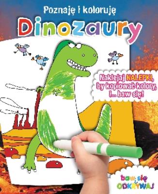 Okładka książki Poznaję i koloruję - Dinozaury