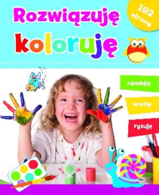 Okładka książki Rozwiązuję koloruję