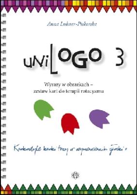 Okładka książki uniLOGO 3 Wyrazy w obrazkach zestaw kart...