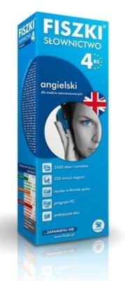 Angielski. Fiszki - Słownictwo 4 w.2013. Autor:   Praca zbiorowa. SmakLiter.pl Okładka książki Angielski. Fiszki - Słownictwo 4 w.2013
