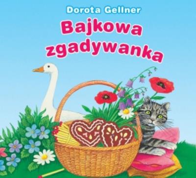 Biblioteczka niedźwiadka. Bajkowa zgadywanka. Autor: Dorota Gellner, Renata Krześniak (ilustr.). SmakLiter.pl Okładka książki Biblioteczka niedźwiadka. Bajkowa zgadywanka