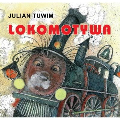 Lokomotywa. Autor: Julian Tuwim. SmakLiter.pl Okładka książki Lokomotywa