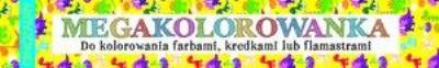 Okładka książki Megakolorowanka Dinozaury