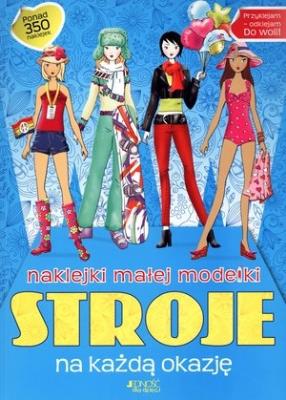 Okładka książki Naklejki małej modelki. Stroje na każdą okazję