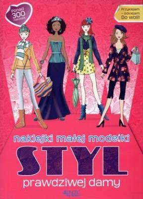 Okładka książki Naklejki młodej modelki. Styl prawdziwej damy