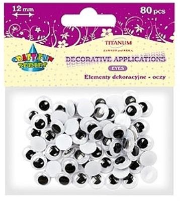 Opakowanie OZDOBA OCZY 12MM 80 BPZ-TITANUM