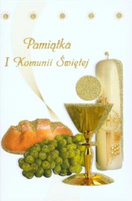 Okładka książki Pamiątka I Komunii Świętej TW