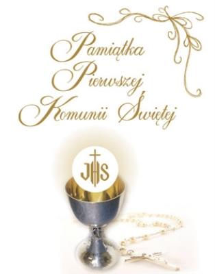 Okładka książki Pamiątka Pierwszej Komunii Świętej kielich 2
