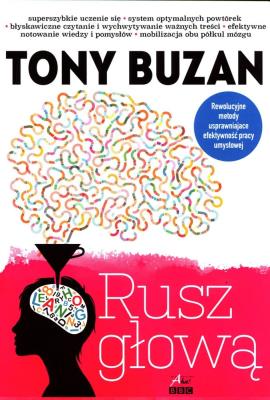 Rusz głową. Autor: Tony Buzan. SmakLiter.pl Okładka książki Rusz głową