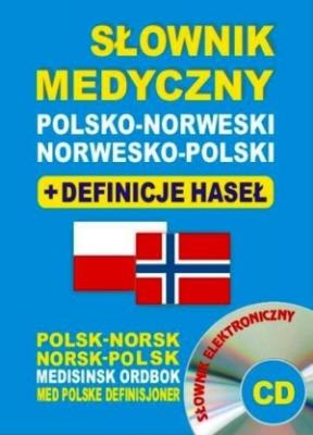 Słownik medyczny polsko-norweski + CD. Autor: Lemańska Aleksandra, Gut Dawid, Majewska Joanna. SmakLiter.pl Okładka książki Słownik medyczny polsko-norweski + CD