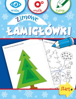 Okładka książki Zimowe Łamigłówki