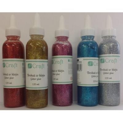 Opakowanie Brokat w Kleju - Gold (120ml)