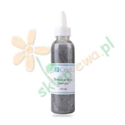 Opakowanie Brokat w Kleju - Silver (120ml)