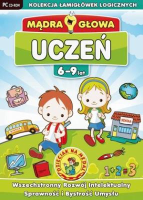 Mądra głowa - uczeń. Autor: L.K.AVALON. SmakLiter.pl Okładka książki Mądra głowa - uczeń