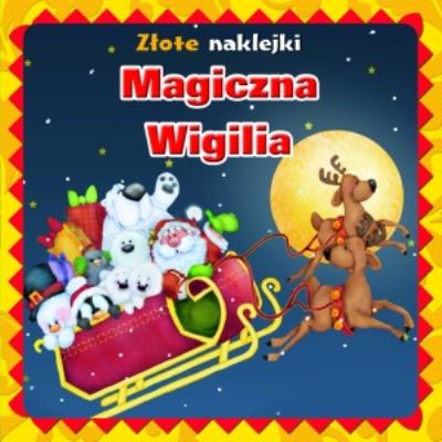 Okładka książki Magiczna Wigilia. Złote naklejki