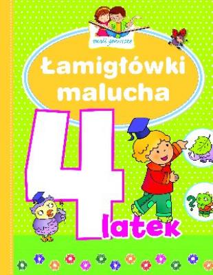 Mali geniusze - Łamigłówki malucha 4-latek. Autor: David and Penny Glover. SmakLiter.pl Okładka książki Mali geniusze - Łamigłówki malucha 4-latek