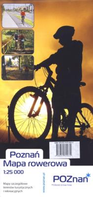 Okładka książki Poznań. Mapa rowerowa 1:25 000