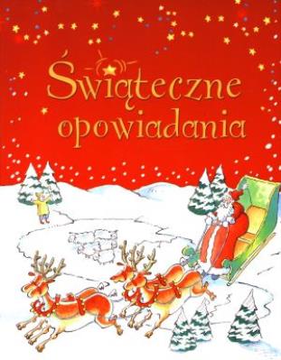 Okładka książki Świąteczne opowiadania - czerwona FK