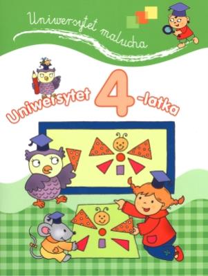 Uniwersytet malucha. Uniwersytet 4-latka. Autor: Lekan Elżbieta. SmakLiter.pl Okładka książki Uniwersytet malucha. Uniwersytet 4-latka