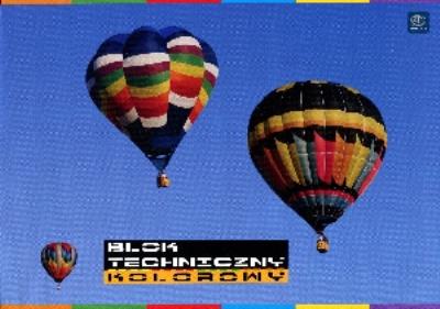 Opakowanie Blok techniczny kolorowy Interdruk A4 10 kartek