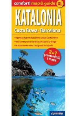 Comfort!map&guide Katalonia, Costa Brava 2w1. Autor:   Praca zbiorowa. SmakLiter.pl Okładka książki Comfort!map&guide Katalonia, Costa Brava 2w1