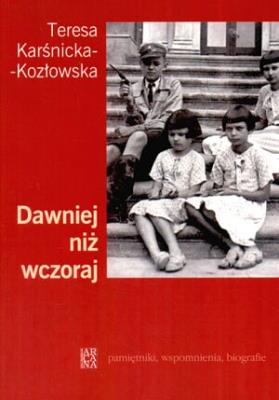 Okładka książki Dawniej niż wczoraj
