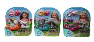 Okładka książki Evi ze zwierzątkami, 3 rodzaje