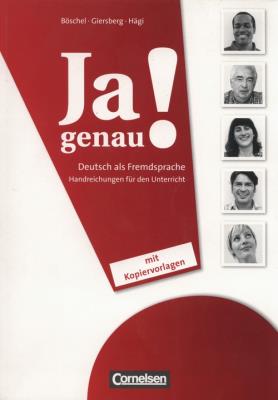 Ja genau! Deutsch als Fremdsprache Handreichungen für den Unterricht mit Kopiervorlagen. Wydawca: Cornelsen. SmakLiter.pl Opakowanie Ja genau! Deutsch als Fremdsprache Handreichungen für den Unterricht mit Kopiervorlagen