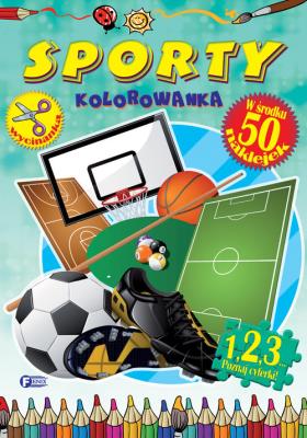 Okładka książki Kolorowanka. Sporty