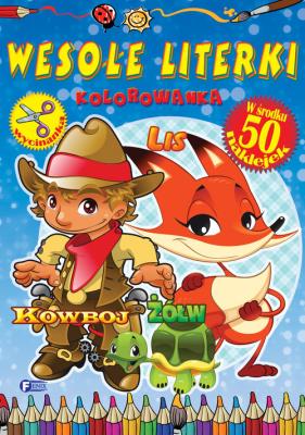 Okładka książki Kolorowanka. Wesoły lisek