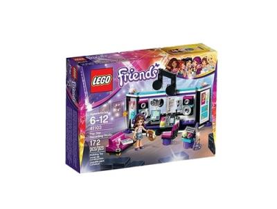 Lego Friends Studio nagrań gwiazdy pop. Autor: JEROEN VAN VEEN AND FRIENDS. SmakLiter.pl Okładka książki Lego Friends Studio nagrań gwiazdy pop