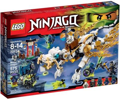 Lego Ninjago Smok mistrza Wu. Autor: Ninjago. SmakLiter.pl Okładka książki Lego Ninjago Smok mistrza Wu
