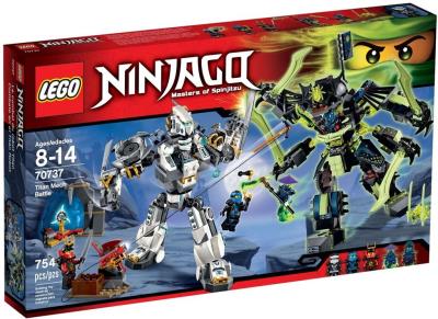Lego Ninjago Starcie tytanów Mech. Autor: Ninjago. SmakLiter.pl Okładka książki Lego Ninjago Starcie tytanów Mech