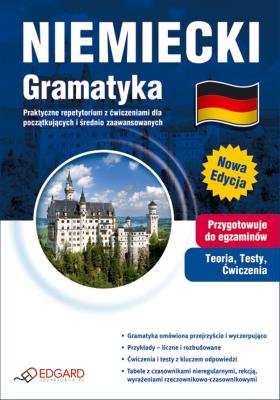 Niemiecki - Gramatyka Trzecia edycja. Autor: Chabros Eliza. SmakLiter.pl Okładka książki Niemiecki - Gramatyka Trzecia edycja