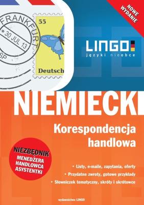 Niemiecki. Korespondencja handlowa. Autor: Iwona Kienzler. SmakLiter.pl Okładka książki Niemiecki. Korespondencja handlowa