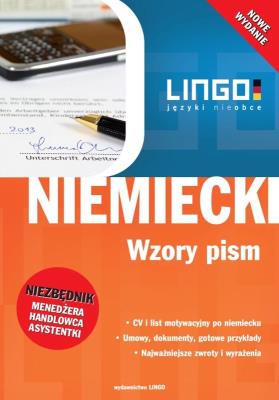 Niemiecki. Wzory pism. Autor: Iwona Kienzler. SmakLiter.pl Okładka książki Niemiecki. Wzory pism
