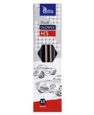 Opakowanie Ołówek PIXELL twardość H3 12 szt