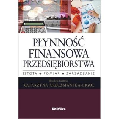 Okładka książki Płynność finansowa przedsiębiorstwa
