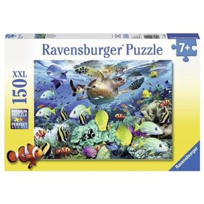 Puzzle 150 XXL Podwodny raj. Wydawca: Ravensburger. SmakLiter.pl Opakowanie Puzzle 150 XXL Podwodny raj