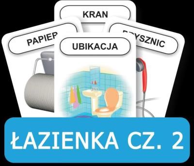 Rozwijamy mowę i myślenie - Łazienka cz. 2.. Wydawca: KOMLOGO. SmakLiter.pl Opakowanie Rozwijamy mowę i myślenie - Łazienka cz. 2.