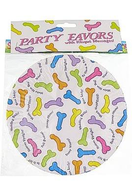 Opakowanie Talerzyki papierowe Męskie klejnoty 6 sztuk