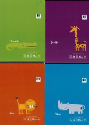 Opakowanie Zeszyt A5/16K kolorowa linia Black&Blue (20szt)