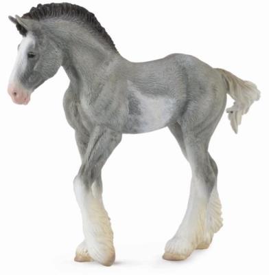Okładka książki Źrebię Clydesdale Foal Blue Roan