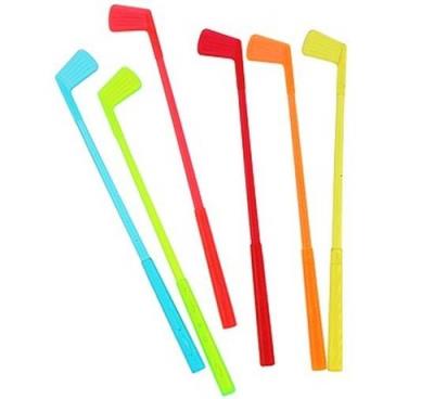 Opakowanie 6 mieszadełek Kij golfowy 20 cm