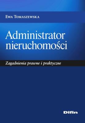 Okładka książki Administrator nieruchomości
