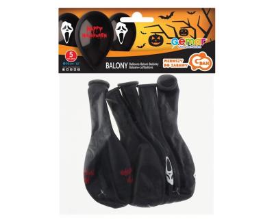 Opakowanie Balony Premium Straszne Halloween 5 sztuk