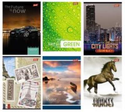 Brulion B5/160K kratka opr półtwarda MIX (5szt). Wydawca: UNIPAP. SmakLiter.pl Opakowanie Brulion B5/160K kratka opr półtwarda MIX (5szt)