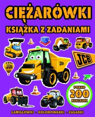 Okładka książki Ciężarówki książka z zadaniami