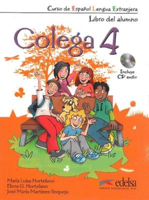 Colega 4 podręcznik + ćwiczenia + CD. Autor:   Praca zbiorowa. SmakLiter.pl Okładka książki Colega 4 podręcznik + ćwiczenia + CD
